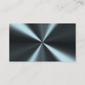 Gepersonaliseerde Radiale Metallic look - Licht Bl Visitekaartje (Achterkant)