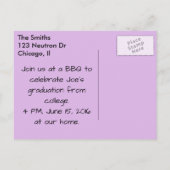 Gepersonaliseerde "Radiography Afstuderen" Xray Fi Aankondigingskaart (Achterkant)