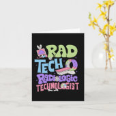 Gepersonaliseerde radiologie Paasdag Kaart (Gele Bloem)