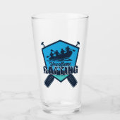 Gepersonaliseerde Rafting Wildwater Rivier Avontuu Glas (Voorkant)