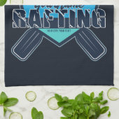 Gepersonaliseerde Rafting Witwater Rivier Avontuur Theedoek (Gevouwen)