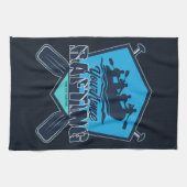 Gepersonaliseerde Rafting Witwater Rivier Avontuur Theedoek (Horizontaal)
