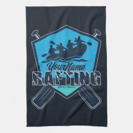 Gepersonaliseerde Rafting Witwater Rivier Avontuur Theedoek