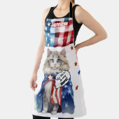 Gepersonaliseerde Ragdoll Cat Mom All-Over Print S Schort (Insitu)