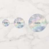 Gepersonaliseerde Rainbow 50ste verjaardag Confetti (Voorkanten)