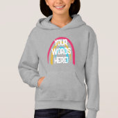 Gepersonaliseerde Rainbow Girls' (Voorkant)