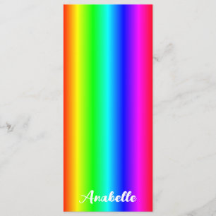Gepersonaliseerde Rainbow Gradient Bladwijzer met