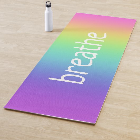 Gepersonaliseerde Rainbow Gradient Yoga Mat (In situ)