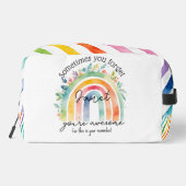 Gepersonaliseerde Rainbow Herinnering: Je bent Gew Toilettasje (Achterkant)