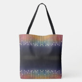 Gepersonaliseerde Rainbow Lights Bag Tote Bag (Achterkant)