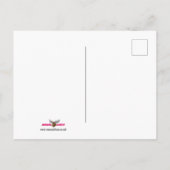 Gepersonaliseerde Rainbow Princess Eenhoorn Briefkaart (Achterkant)