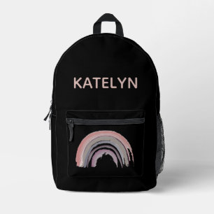 Gepersonaliseerde Rainbow School rugzak met naam