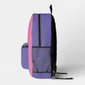 Gepersonaliseerde Rainbow School rugzak met naam (Rechts)