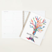 Gepersonaliseerde Rainbow Tree Planner (Display)