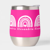 Gepersonaliseerde Rainbows Hot Pink (Links)