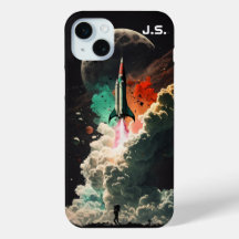 Gepersonaliseerde raket naar de maan