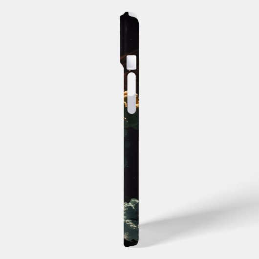 Gepersonaliseerde raket naar de maan Case-Mate iPhone case (Achterkant / Links)