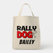 Gepersonaliseerde Rally Obedience Dog Sport Tote Bag (Achterkant)