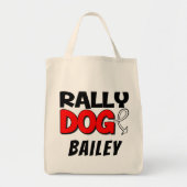 Gepersonaliseerde Rally Obedience Dog Sport Tote Bag (Voorkant)