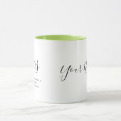 Gepersonaliseerde Ram Zodiac teken Naam en eigensc Mok (Midden)