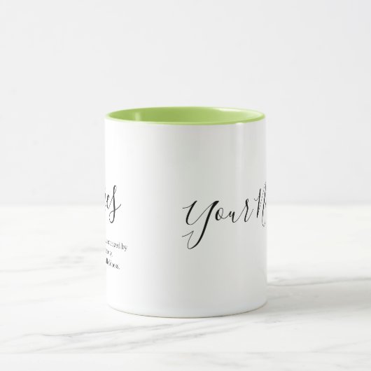 Gepersonaliseerde Ram Zodiac teken Naam en eigensc Mok (Midden)