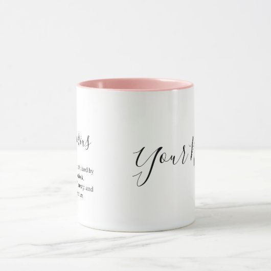 Gepersonaliseerde Ram Zodiac teken Naam en eigensc Mok (Midden)