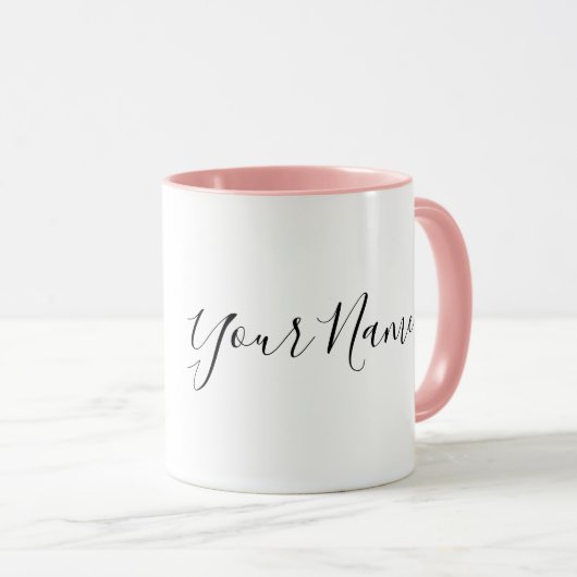 Gepersonaliseerde Ram Zodiac teken Naam en eigensc Mok (Voorkant rechts)