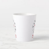 Gepersonaliseerde Ram Zodiac verjaardagscadeau Latte Mok (Voorkant)
