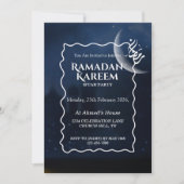 Gepersonaliseerde Ramadan Kareem Iftar Uitnodiging (Voorkant)
