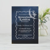 Gepersonaliseerde Ramadan Kareem Iftar Uitnodiging (Staand voorkant)