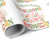 Gepersonaliseerde Ramadan Kareem Ramadan Mubarak Cadeaupapier (Rol Hoek)