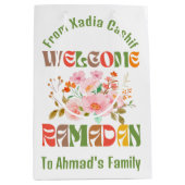 Gepersonaliseerde Ramadan Kareem Ramadan Mubarak Medium Cadeauzakje (Voorkant)
