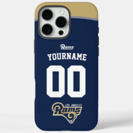 Gepersonaliseerde Rams Jersey Amerikaans Football iPhone 16 Pro Max Hoesje