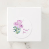 Gepersonaliseerde Ranunculus Anemones Bruidsdank u Bedankjes Labels (In situ)