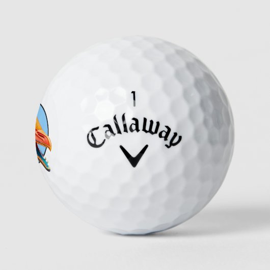 Gepersonaliseerde Raptor Callaway Warbird golfball Golfballen (Logo)