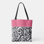 Gepersonaliseerde Raspberry Color Canvas tas (Achterkant)