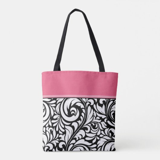 Gepersonaliseerde Raspberry Color Canvas tas (Achterkant)