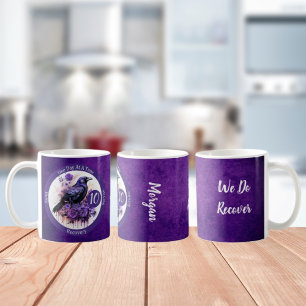 Gepersonaliseerde Raven Recovery Milestone Gift Koffiemok