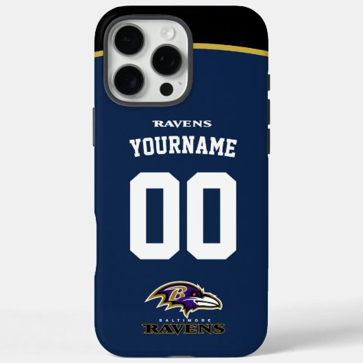 Gepersonaliseerde Ravens Jersey Amerikaans Footbal Case-Mate iPhone Case (Achterkant)