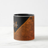 Gepersonaliseerde rawhide  mok (Midden)