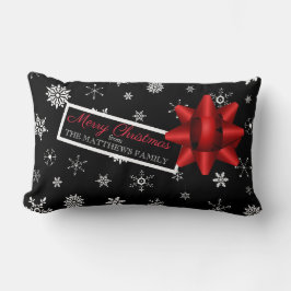 Gepersonaliseerde realistische simuleerde kerstcad kussen