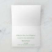 Gepersonaliseerde Realtor Kerst Kaart Waterverf Au (Binnen)