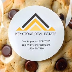 Gepersonaliseerde Realtor Sticker met Logo