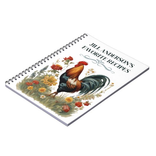 Gepersonaliseerde Recepten  Botanische Haan Notitieboek (Linkerzijde)