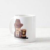 Gepersonaliseerde rechercheur met Mok Badge Coffee (Voorkant links)