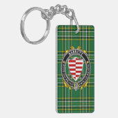 Gepersonaliseerde rechthoek van Barrett Irish Shie Sleutelhanger (Voorkant Links)