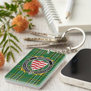 Gepersonaliseerde rechthoek van Barrett Irish Shie Sleutelhanger