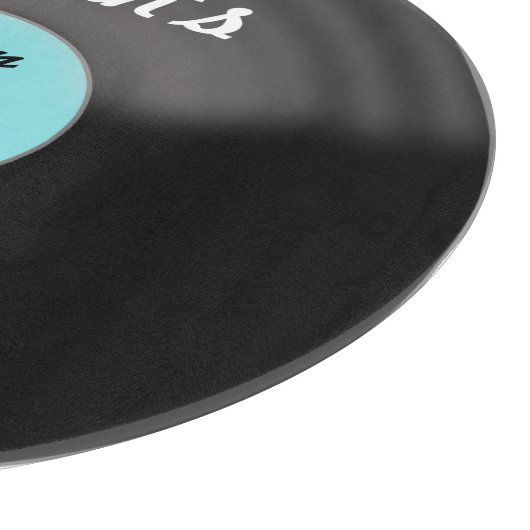 Gepersonaliseerde record snijplank (Hoek)