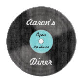 Gepersonaliseerde record snijplank (Voorkant)