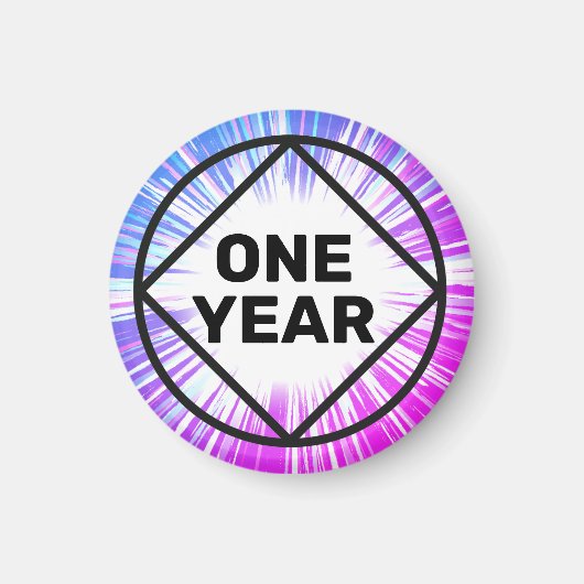 Gepersonaliseerde Recovery Gift elke dag maanden k Magneet (Voorkant)